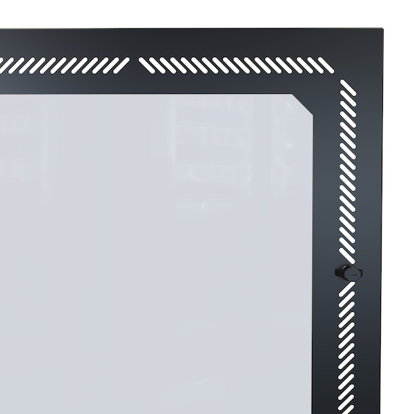 Hammond Hammond 24U Vented Window Door RCSC - 24U Rack Height RCSC19042WDBK1 - main